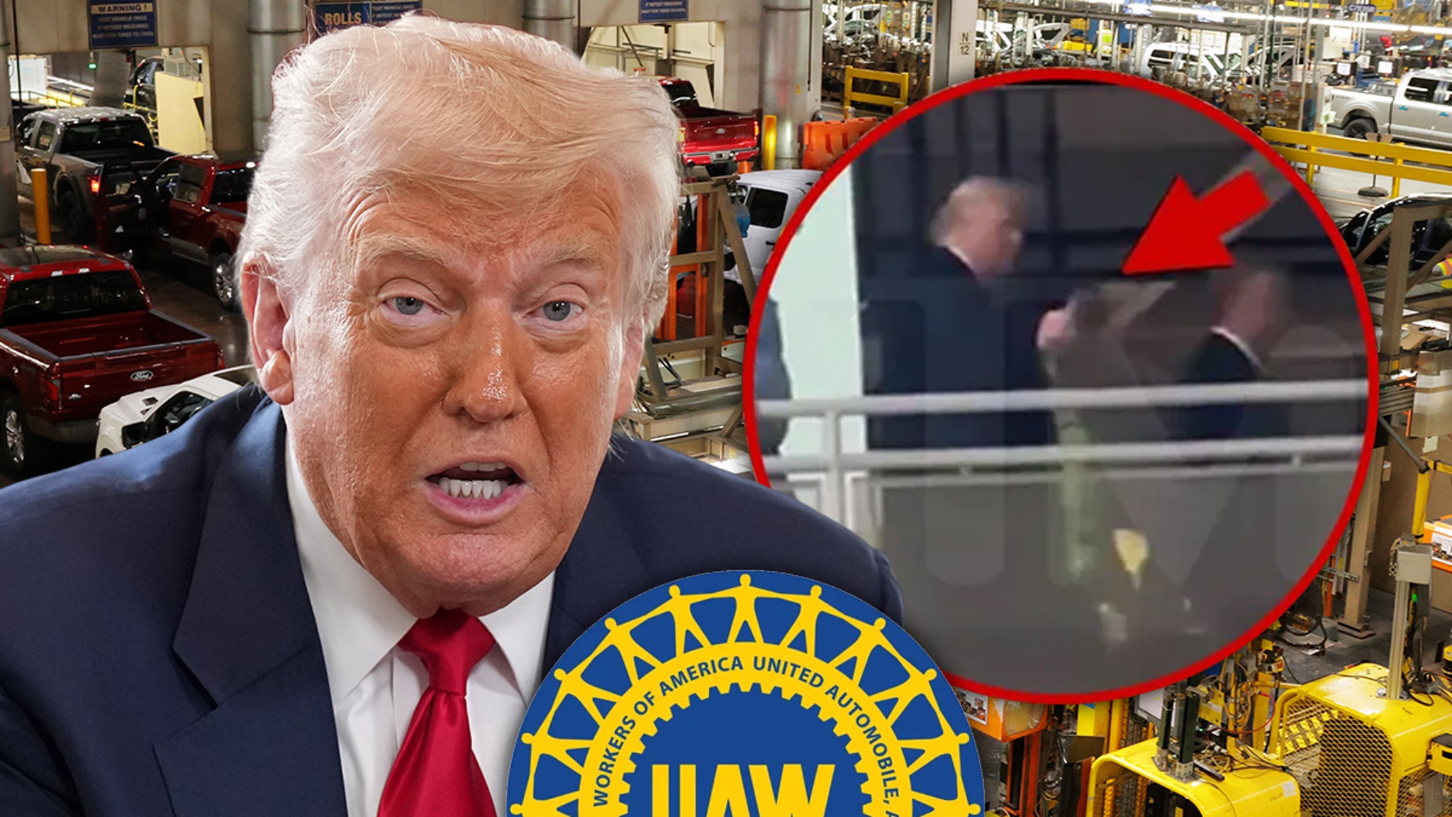 De geschorste werknemersvakbond van Ford vecht om haar baan te redden na de belediging van Trump