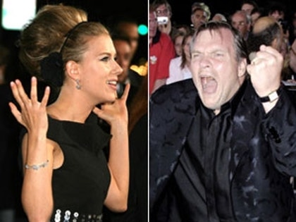 Scarlett Johansson and Meatloaf