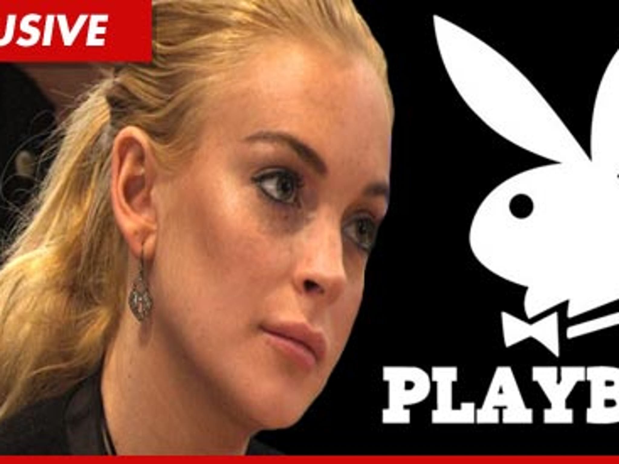 Lindsay Lohan -- FULL FRONTAL Nude for Playboy