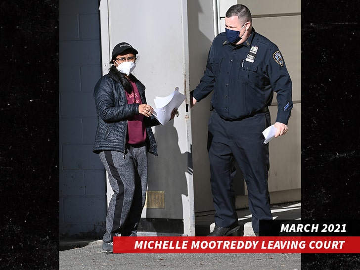 michelle mootreddy leaving court march 2021