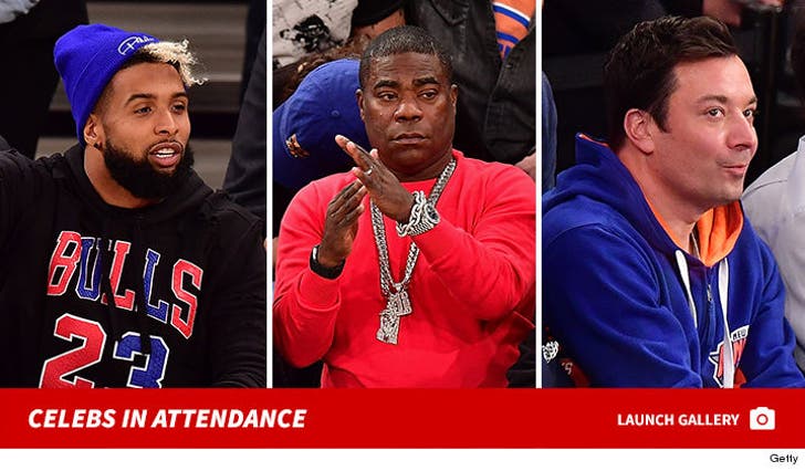 Celebrity Attendance -- Cavs vs. Knicks Game at the Garden