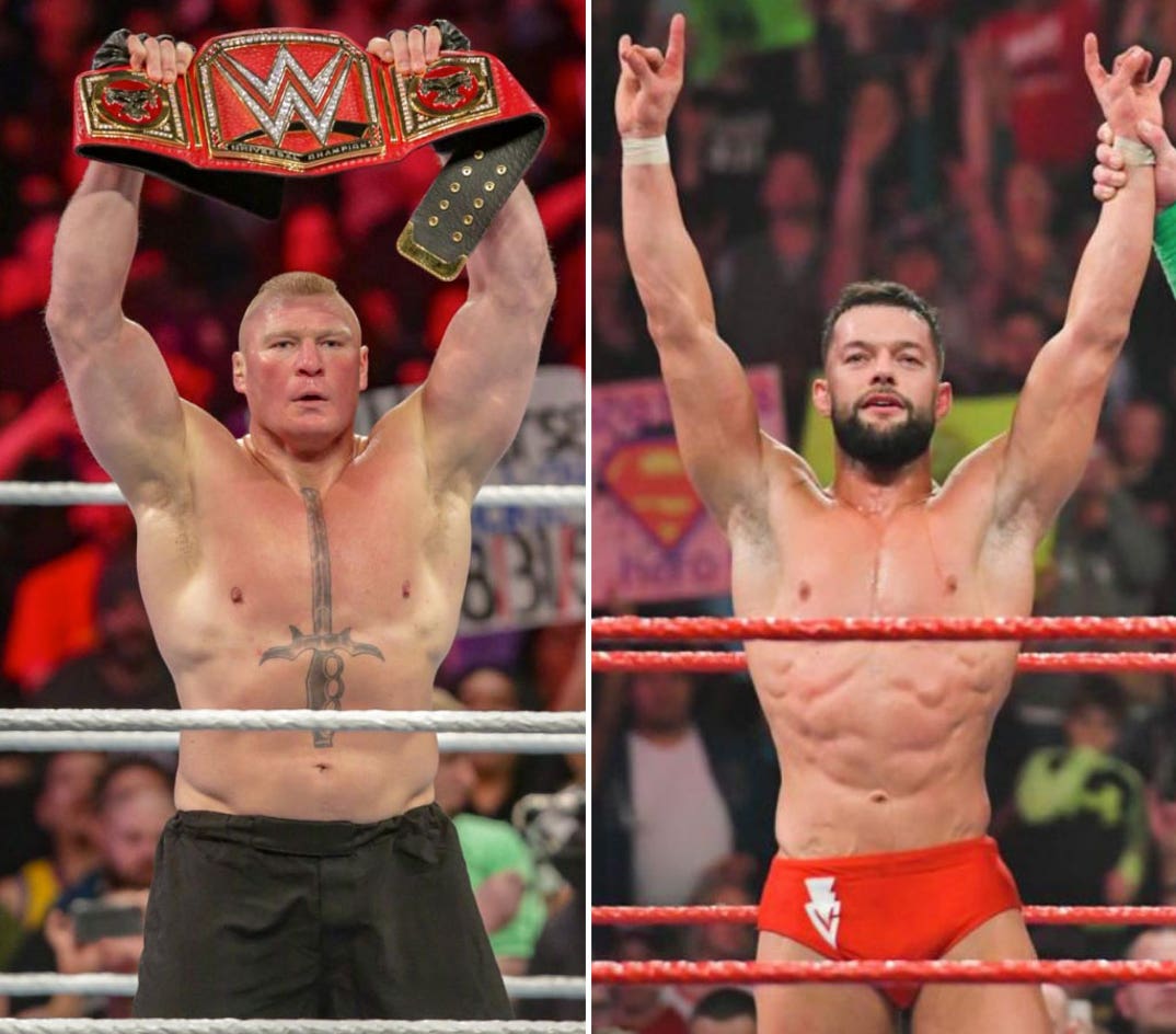 Brock Lesnar (41) vs. Finn Balor (37) -- WWE Royal Rumble Edition
