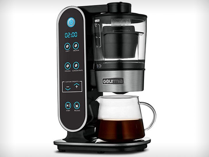 Gourmia 5 Cup Programmable Drip Coffee Maker with Brew Later Black