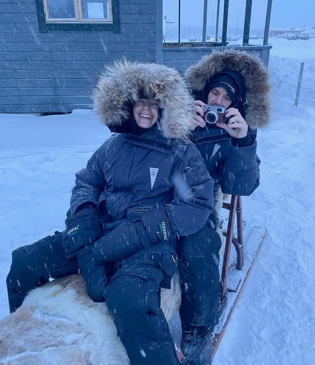 Lily Collins and Charlie McDowell