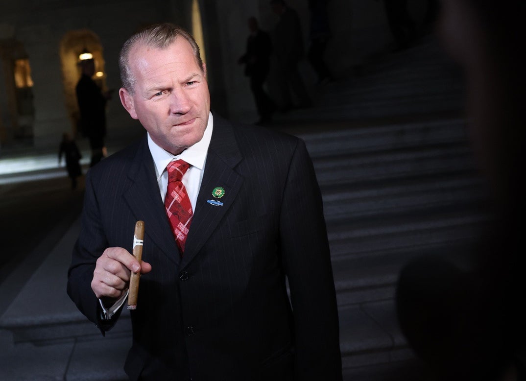 Representative Troy Nehls Smoking Cigars 4