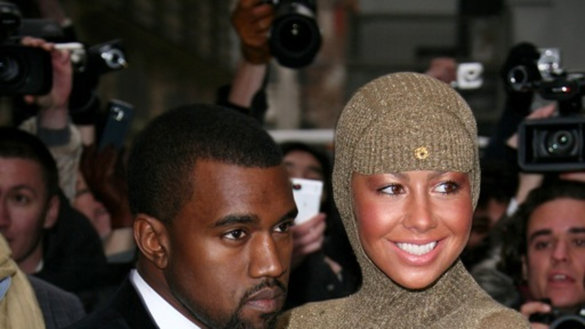 Amber Rose & Kanye West -- Before the Split