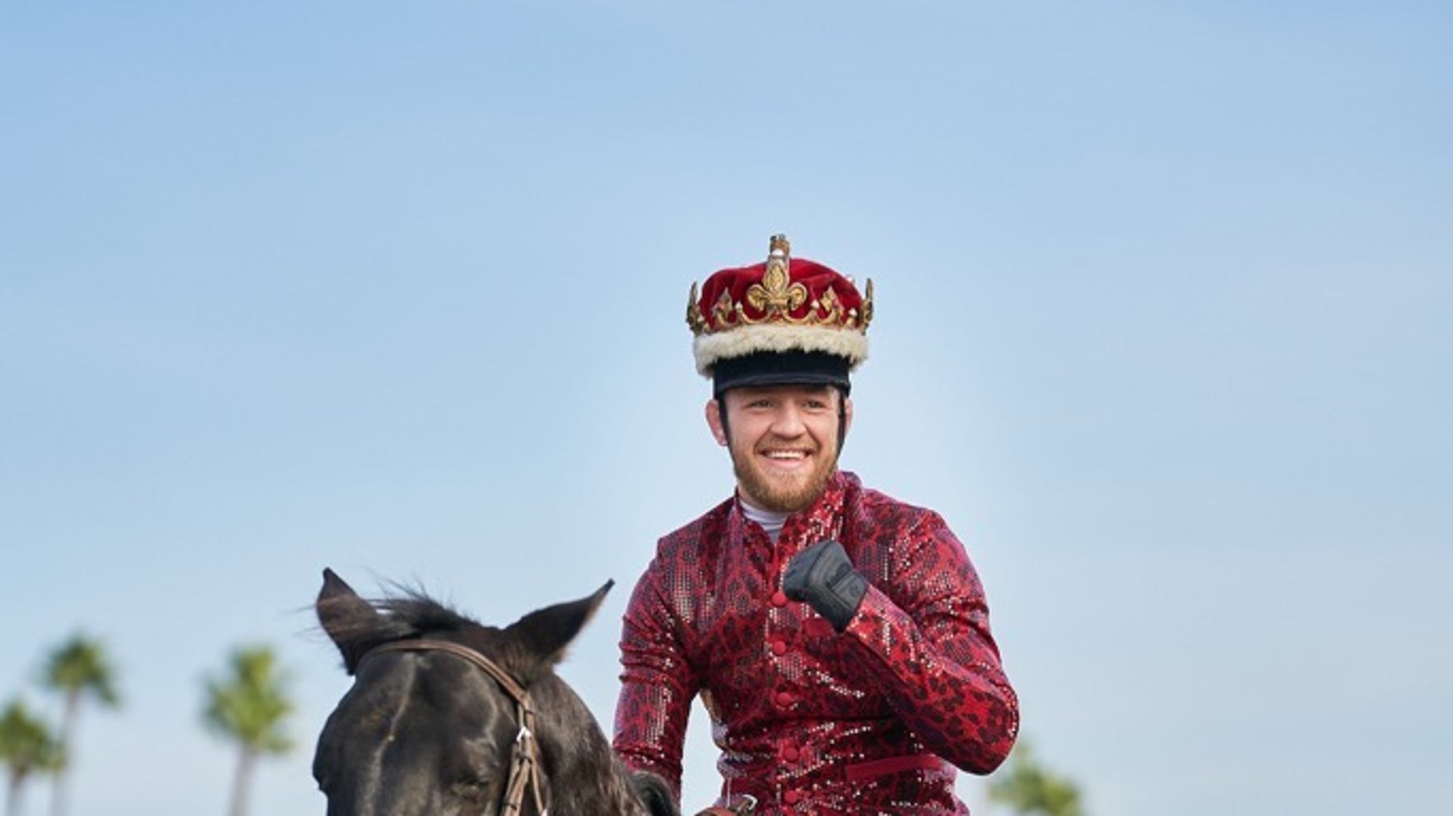 Conor McGregor Goes Stark Bullock Naked  On a Horse