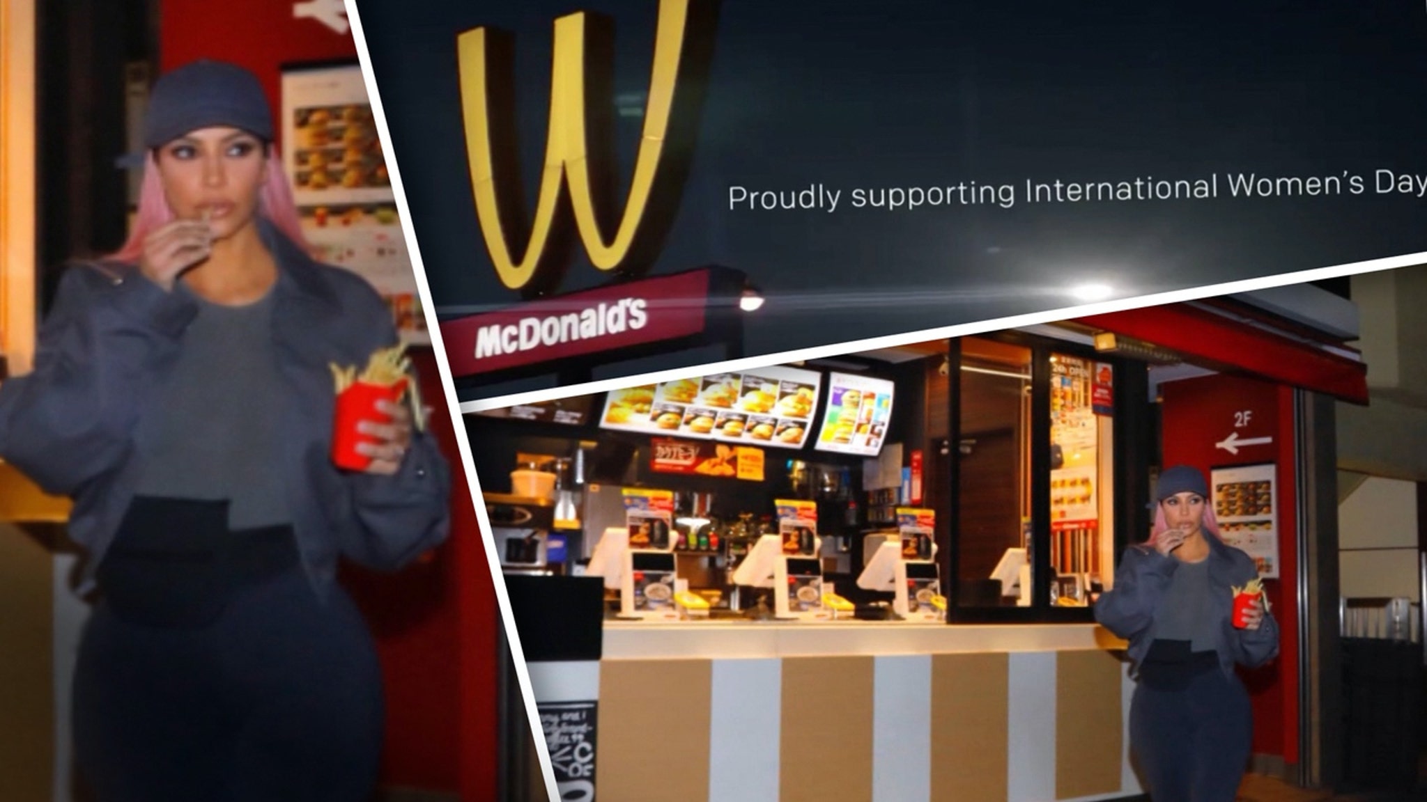 Kim K Cheats at Mcdonalds