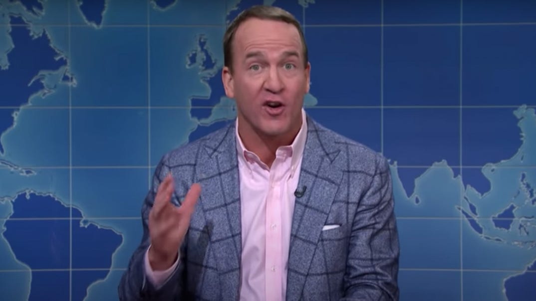 Peyton Manning Says on 'SNL' He Missed NFL Playoff Games for 'Emily in Paris '