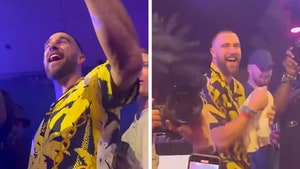 Travis Kelce Sings Taylor Swift's 'Love Story' During Vegas Chiefs Party