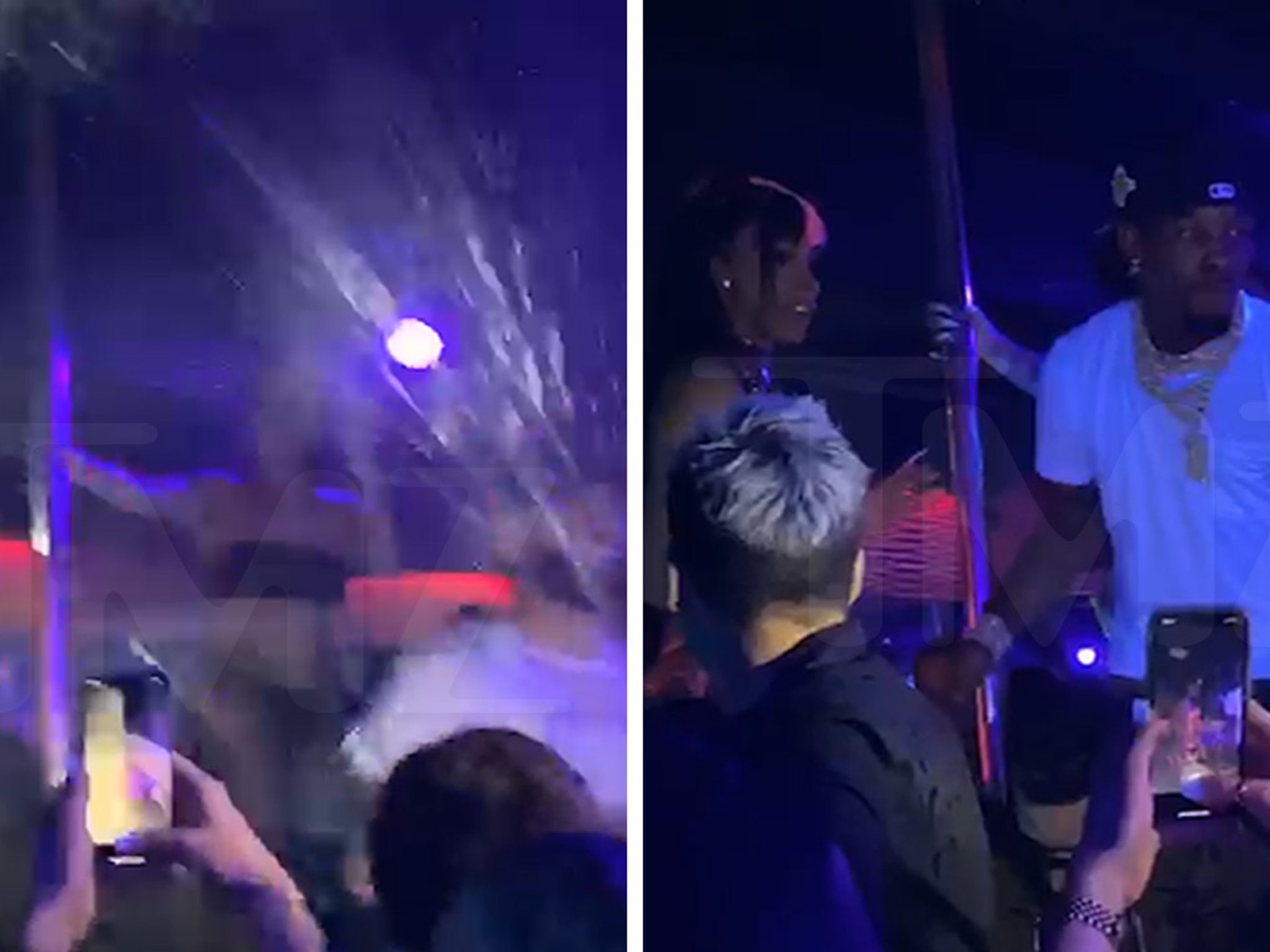 Offset Throws Flying Punch At Strip Club After Cardi B Gets Sprayed