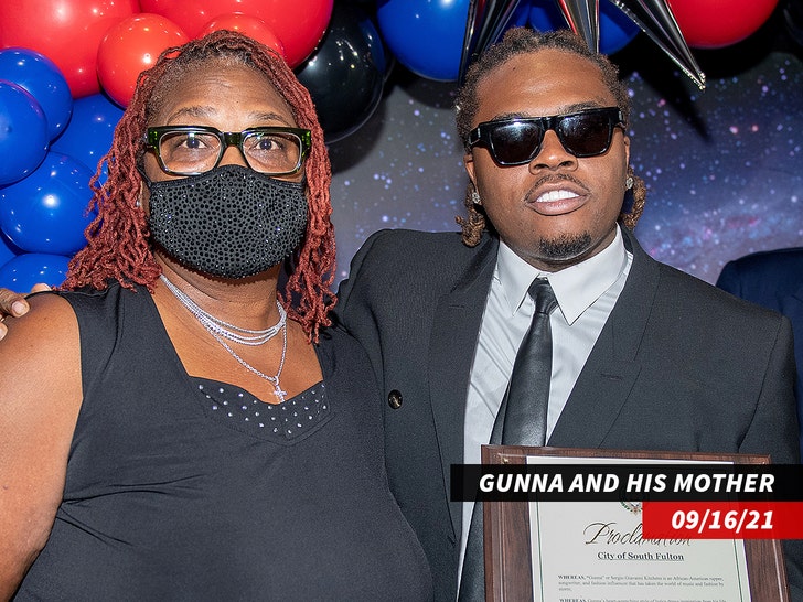 Gunna y su madre