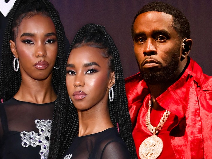 Le figlie gemelle di Diddy sono in California sotto la cura del fidanzato della loro defunta madre, Kim Porter