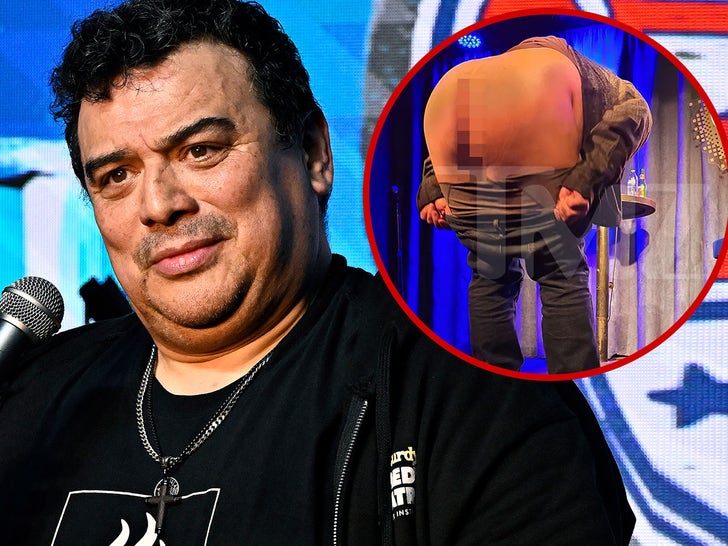 Carlos Mencia Moons Rude Couple On Camera During Standup Gig