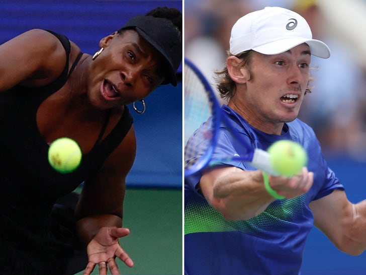 Serving Up Funny Faces At US Open