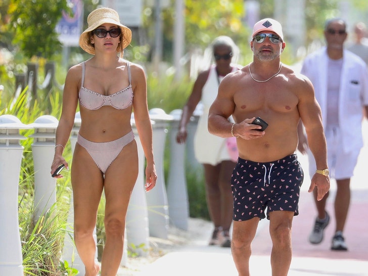 Joe & Melissa Gorga in South Beach