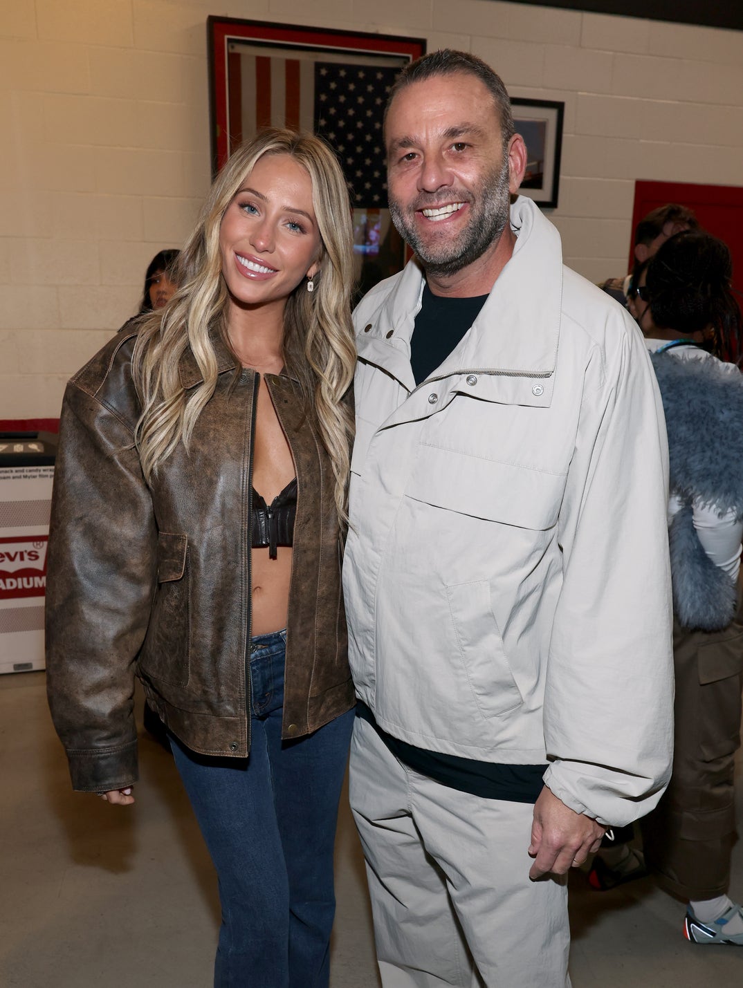 Alix Earle and David Grutman