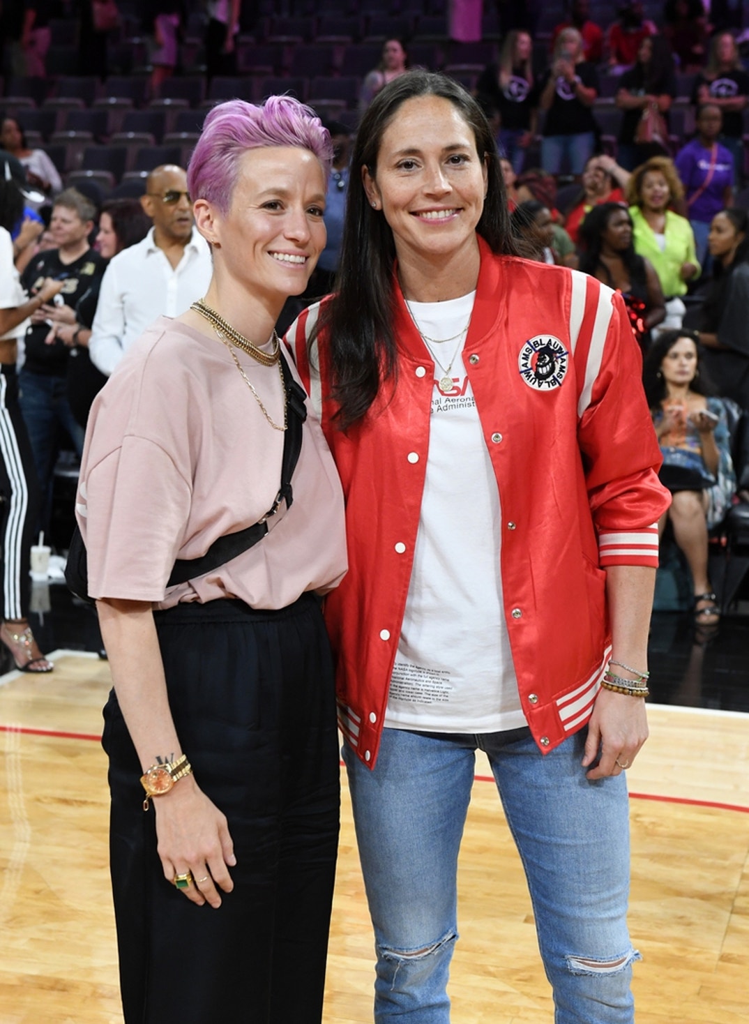 Megan Rapinoe and Sue Bird Happier Times 10