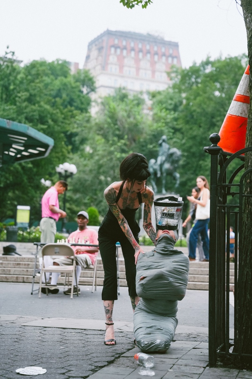 Dominatrix Sabine Tatou Stunt NYC 4