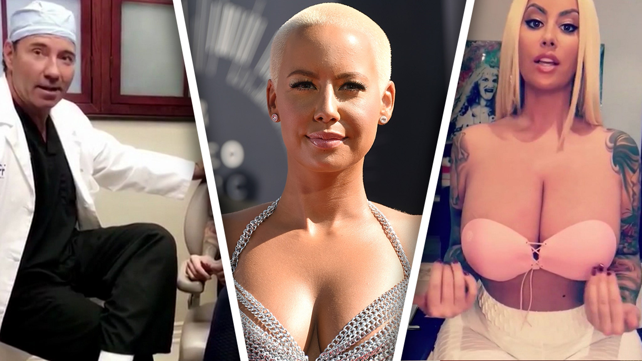 Say Bye To Amber Rose's Big Breast!
