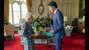 Queen Elizabeth Has First In-Person Meeting With Justin Trudeau Since Covid