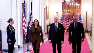 Former President Barack Obama Returns To the White House With President Biden