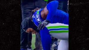 Laviksa Shenault sick on the sidelines