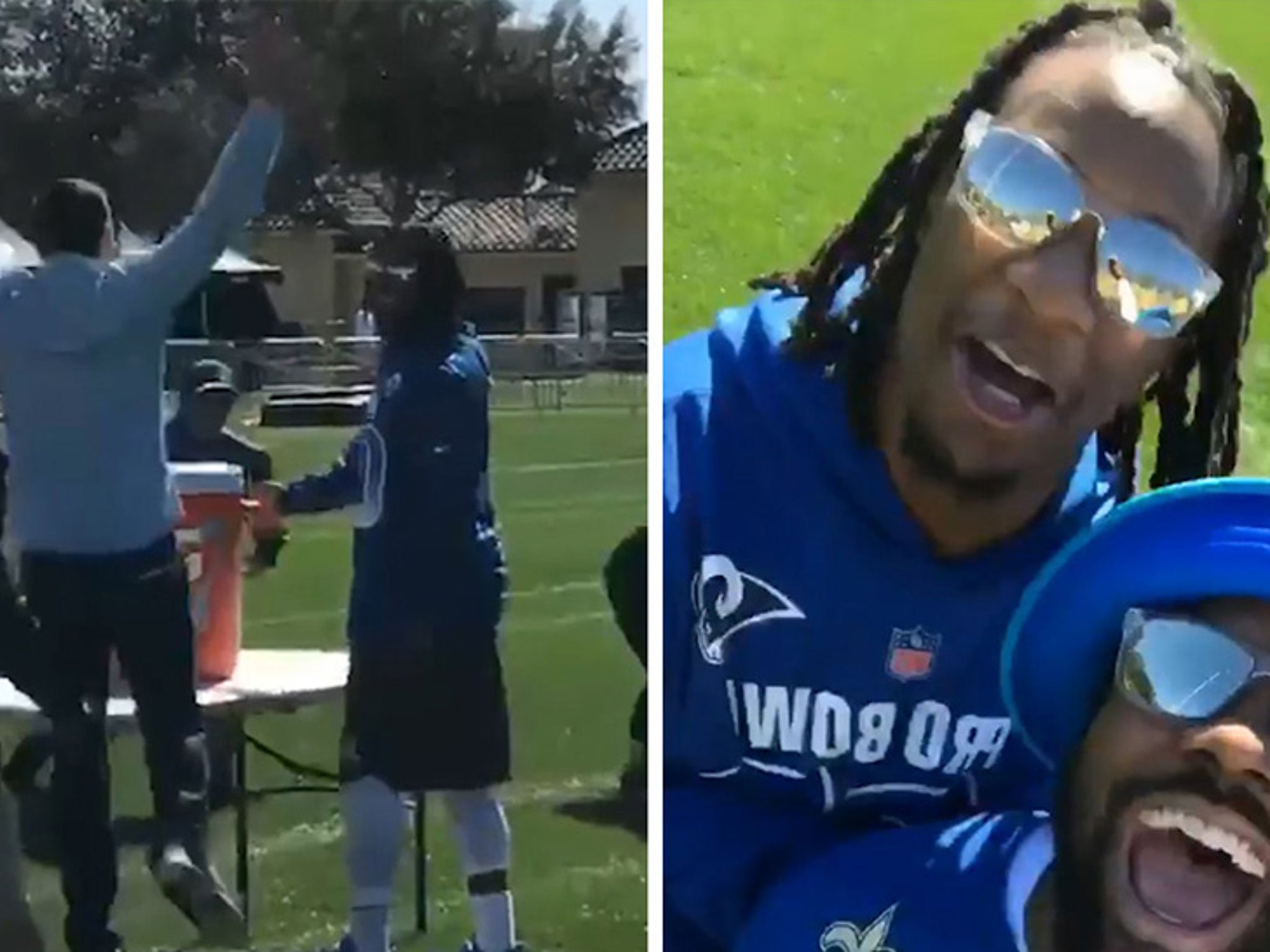 Todd Gurley enjoying Pro Bowl trip, even if it's not in Hawaii