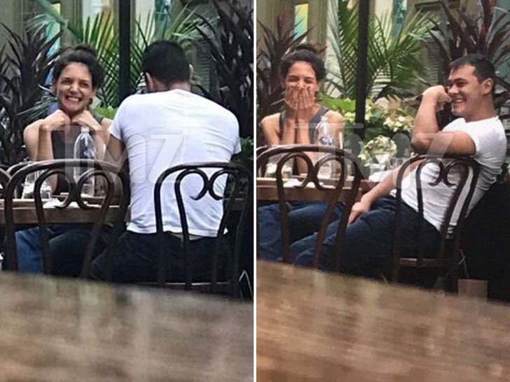 Katie Holmes -- Lunch Date With Mystery Man in NYC