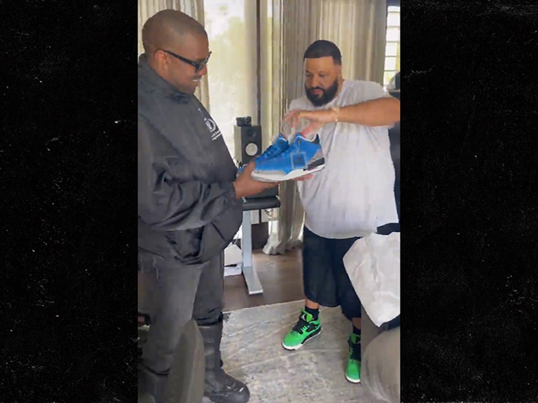 Kanye West Gifted Rare Pair of Jordan Shoes During DJ Khaled Session