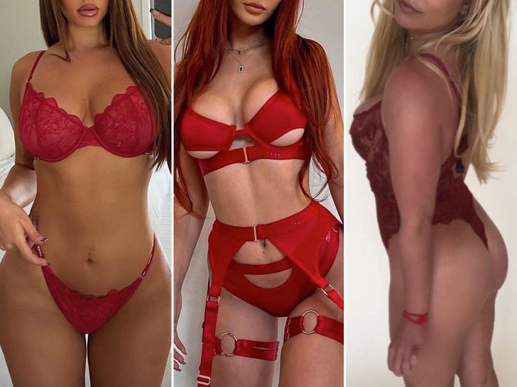 Red-Hot Lingerie Ladies -- Guess Who!