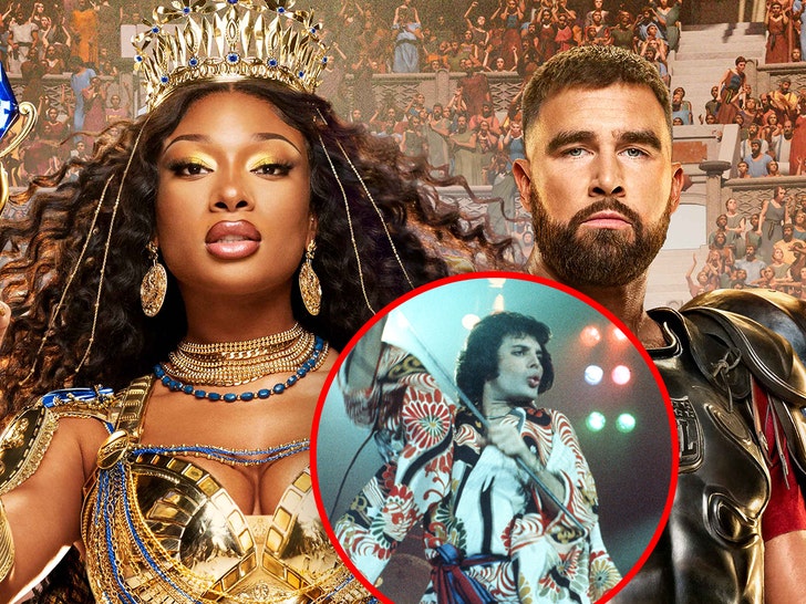 Megan Thee Stallion, Travis Kelce Kick Off NFL Season With Pepsi Ad, Queen Remake