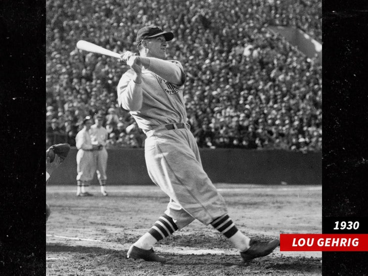 lou gehrig 1930 baseball
