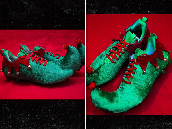 Bills RB Nyheim Hines Cops 'Santa's Helpers' Cleats For Christmas