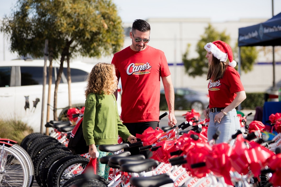 Andre Reed Raising Cane's bike giveaway 2