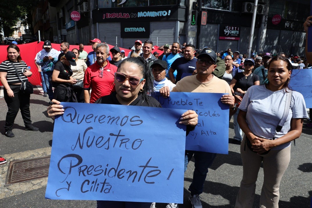 People in Streets in Venezuela 7
