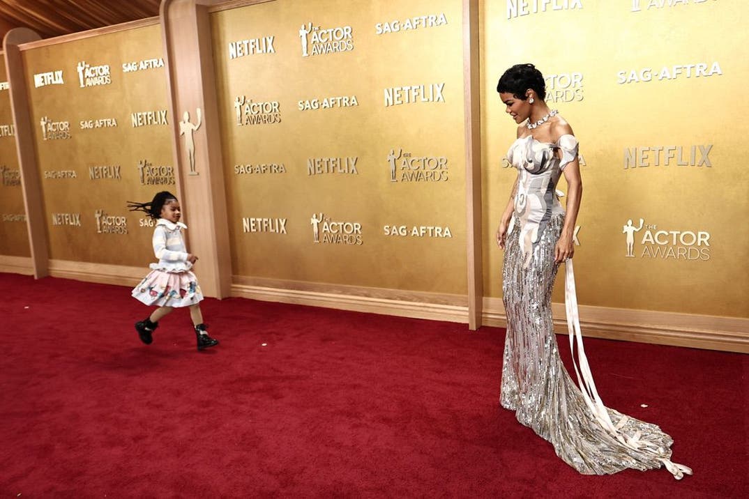 Teyana Taylor Rue Rose Shumpert 32nd Annual Actor Awards 6