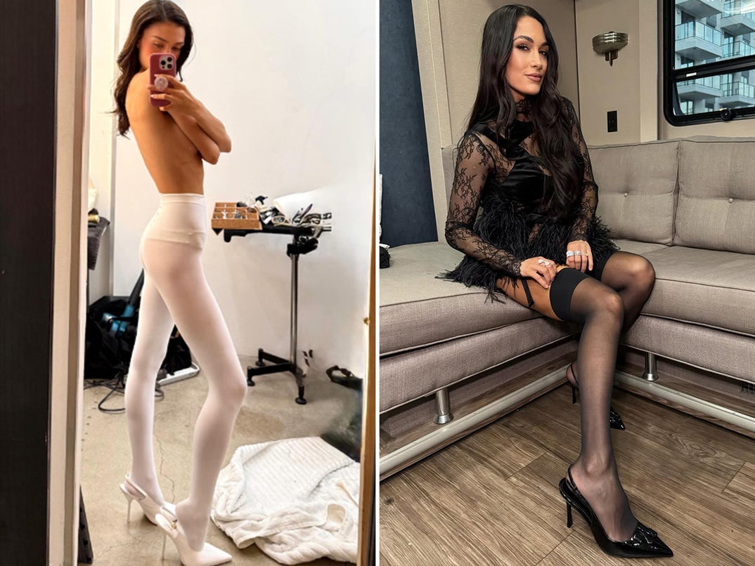 Nicola Peltz Beckham vs. Brie Garcia -- Sassy In Stockings Edition