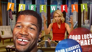 Michael Strahan -- Flashbacks on Final Friday ... Kelly Ramps Up the Bitterness