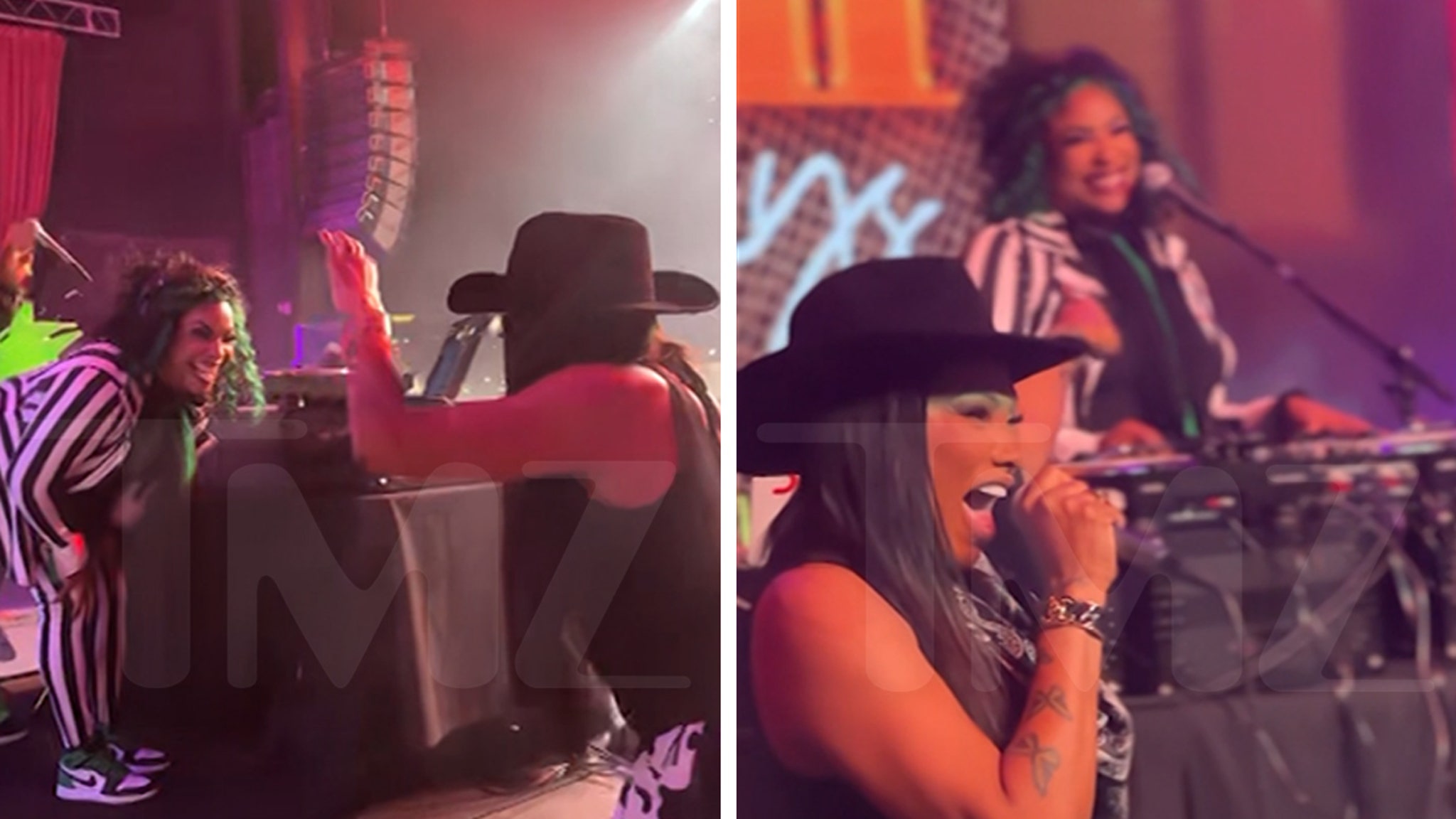 Sandra ‘Pepa’ Denton, DJ Spinderella Reunite Onstage After Nasty Group Split