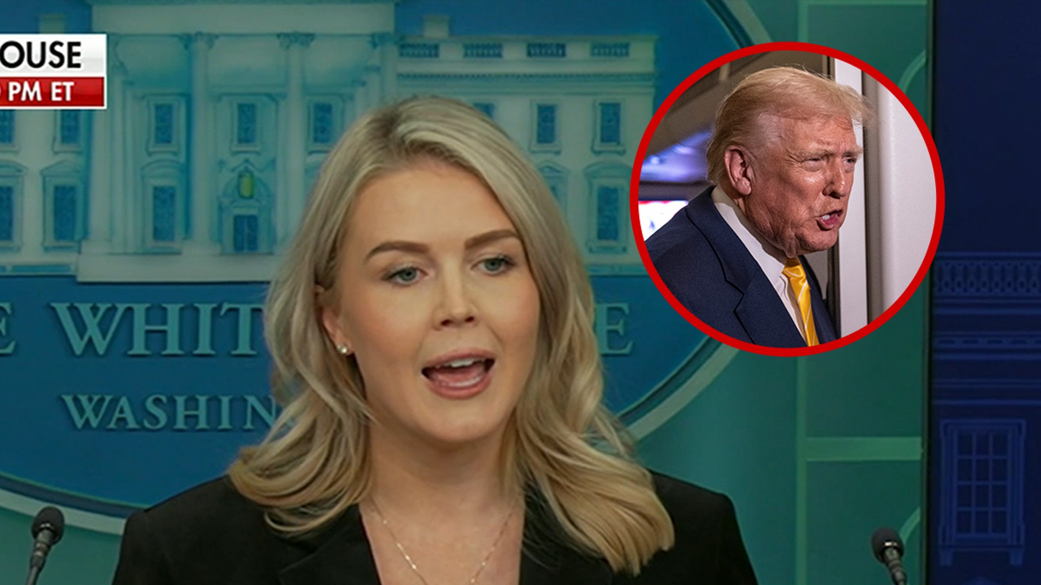 Karoline Leavitt Says President Trump Was Just Being Honest Calling Reporter Piggy Karoline Leavitt Says President Trump Was Just Being Honest Calling Reporter Piggy