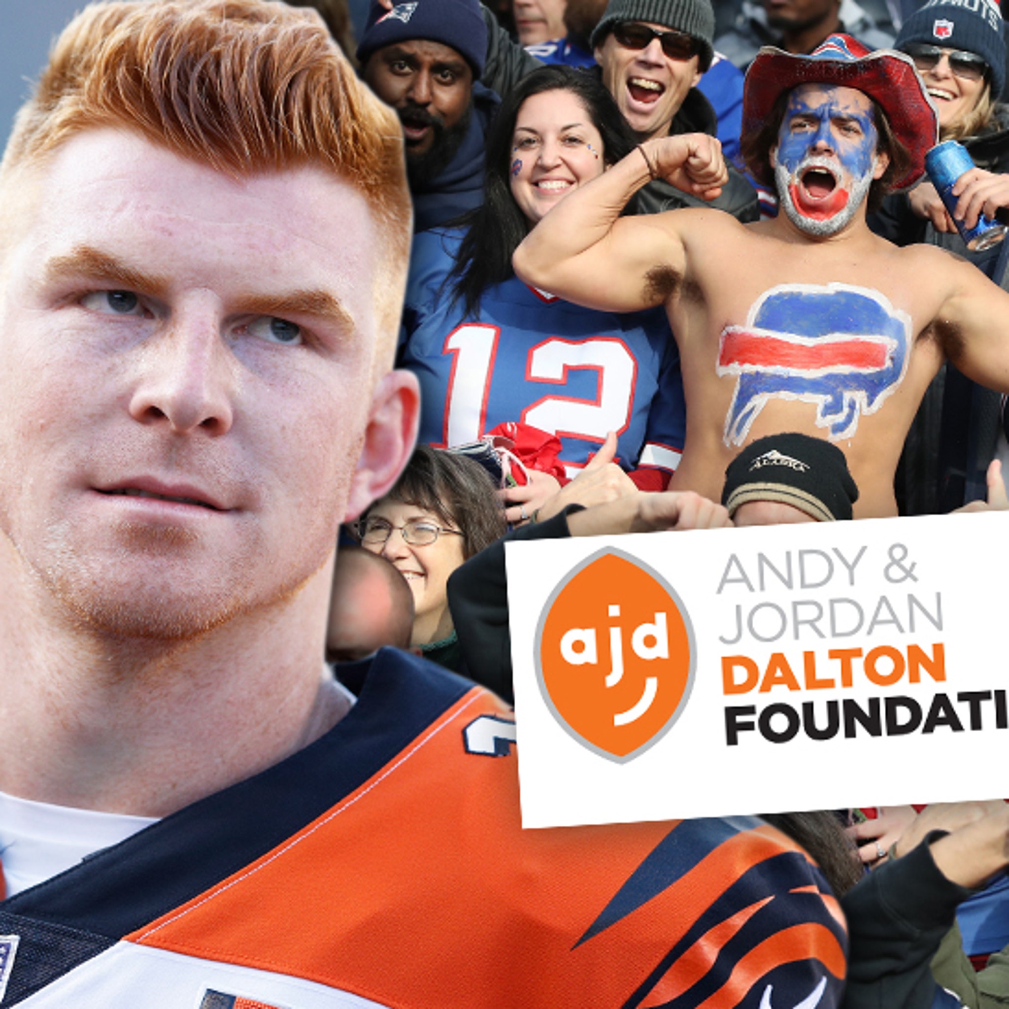 Andy Dalton, Whose Charity Was Once Donated To By Bills Fans, Seen