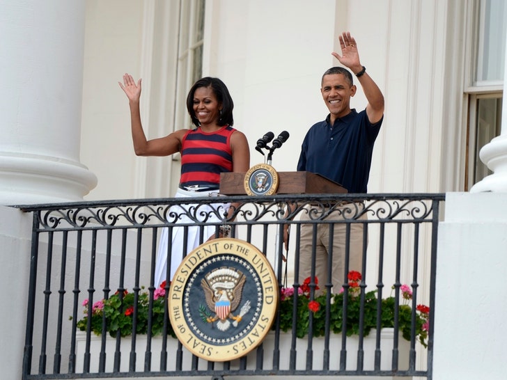 Barack and Michelle Obama Together In The White House