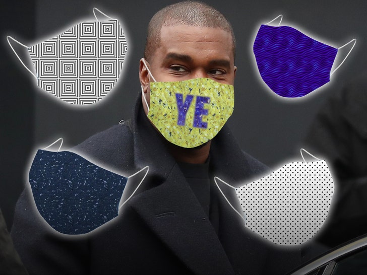 Kanye West face masks