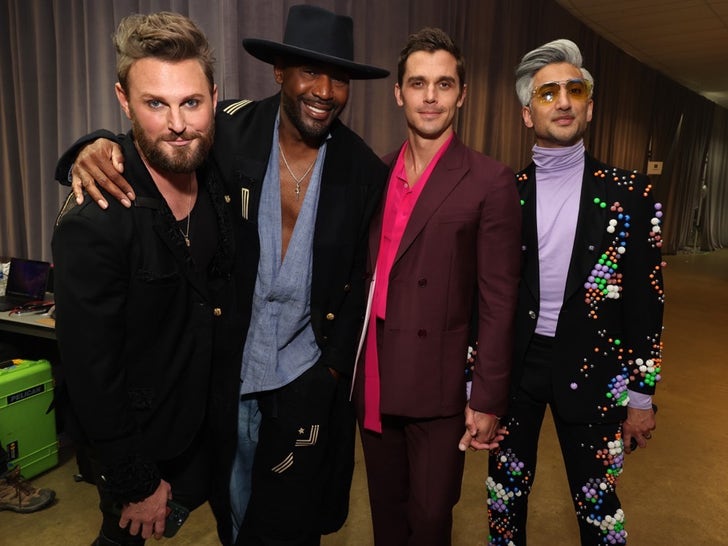 Bobby Burke, Karamo Brown, Antoni Porowski e Tan França
