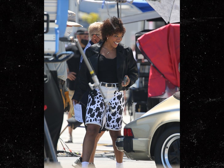 Whitney Houston Biopic Star Naomie Ackie Hops In Porsche For New Scenes.jpg