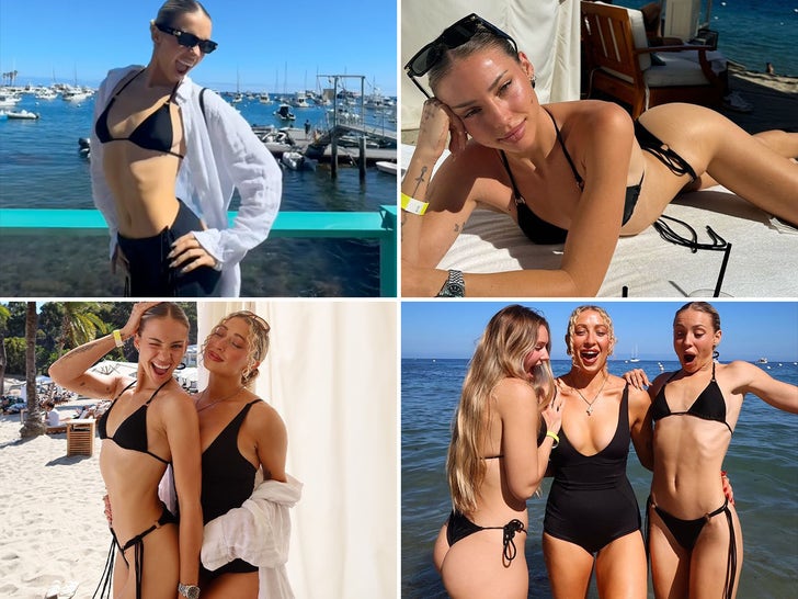 Charly Jordan Dazzles In Black Bikini On Catalina Island Girls Trip!