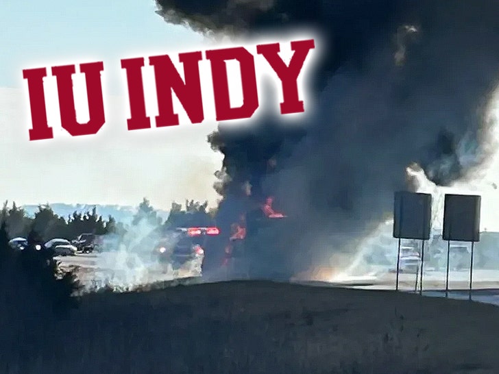 IU Indy Basketball Team's Bus Erupts in Flames After Game