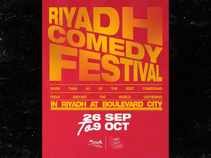 riyadh comedy festival poster instagram sub