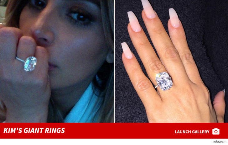 Kim Kardashian's Giant Rings